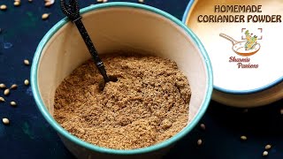 Homemade Coriander Powder Recipe  How to make dhania powder at home [upl. by Mafalda]