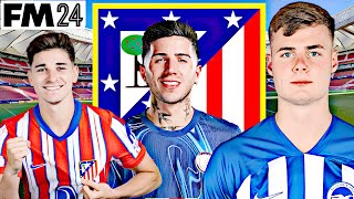 FM 2024  SIMEONE ENKAZI  ATLETICO MADRID REBUILD 5 YIL [upl. by Nitsej]