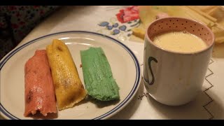 Tamales de Piña Limón Fresa y Atole de Calabaza [upl. by Whitehurst951]