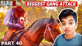 DEADLIEST ATTACK ON OUR BASE CAMP IN RDR2  GAMEPLAY 40 [upl. by Geis]