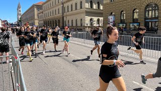 Stadtlauf München 2022 Start 10 km 2 Gruppe SportScheck RUN MUC 2022 [upl. by Grega384]