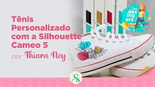 Como Personalizar Tênis e Tudo que Precisa para Customização Barata na Silhouette Cameo 5 [upl. by Rugg166]