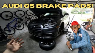 How to Change Brake Pads on a 2018 Audi Q5 B9 Audi Q5 Brake Pads [upl. by Ericha]