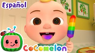 Las paletas multicolor  Canciones Infantiles  Caricaturas para bebes  CoComelon en Español [upl. by Mikahs]