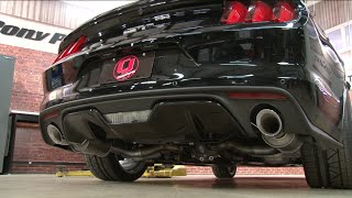 20152017 Mustang GT Borla ATAK AxleBack Exhaust Kit 212quot Black Tips Installation [upl. by Jedd]