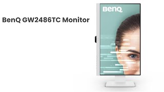 BenQ GW2486TC Monitor  First Look  Review Full Specifications [upl. by Codie]