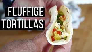 Tortilla Teig Rezept zum selber machen  Wraps aus Weizenmehl [upl. by Heather569]