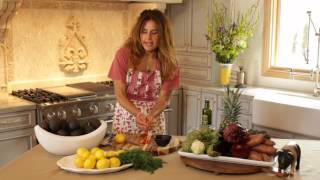 Warm Greek Lentil Salad  Greek Cooking [upl. by Anauqed]