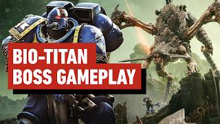 Warhammer 40000 Space Marine 2  Hierophant BioTitan Boss Gameplay [upl. by Lette]