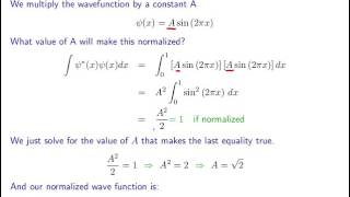 How to Normalize a Wave function in Quantum Mechanics [upl. by Amethist]