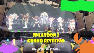 SPLATOON 3  GRAND FESTIVAL [upl. by Norvin]