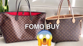 Louis Vuitton Neverfull GM vs MM Comparison Review  FOMO Story Time  Whats in My Bag  Mod Shots [upl. by Ystap]