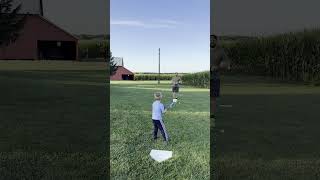 TBall practice baseball practice funny fun homerun coaching play country [upl. by Greyso103]