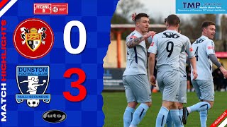 Bridlington Town 0 Dunston UTS 3  Pitching In Northern Premier League Highlights [upl. by Odlopoel]