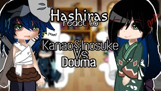 hashiras react to final battle 03 kanao amp inosuke vs douma knydemon slayer gc [upl. by Llenrod]