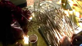 Nancy Today how to weave a cherokee basket 3 ASMR weaving basketmaking hacer cesta [upl. by Anders299]