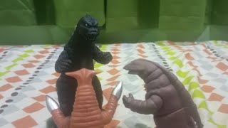 sadora telesdon eleking legendary godzilla and showa godzilla if was in snake island part 2 [upl. by Atinihs]