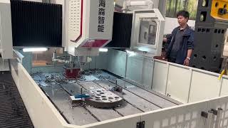 Flange Drilling CNC Drillng Machine from Jinan EagleTec [upl. by Roskes]