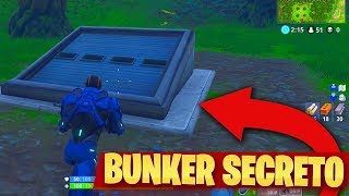 NUEVO BUNKER SECRETO en FORTNITE ¿Qué hay DENTRO  AlphaSniper97 [upl. by Ainnek]