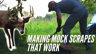 How to Make The Perfect Mock Scrape [upl. by Emilio]