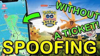 Pokemon Go Fest 2024 Spoofing iOS and Android 👉 Play Go Fest WITHOUT TICKET [upl. by Arinayed985]