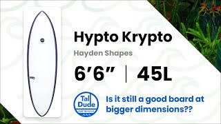 Hypto Krypto Hayden Shapes Surfboard Review  66 x 45 Liters [upl. by Cowden]