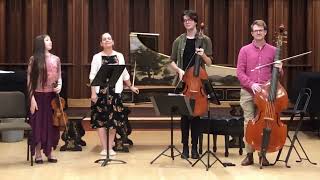 12yearold baroque violinist Sylvia Pine at Amherst Early Music Festivals Baroque Academy [upl. by Missy499]