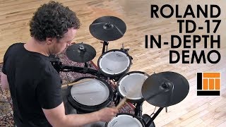 Roland TD17 VDrum Kit InDepth Demo [upl. by Singhal]