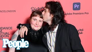 Lena Dunham Marries Luis Felber  PEOPLE [upl. by Mall]