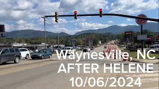 Waynesville NC After Hurricane Helene [upl. by Leihcim]