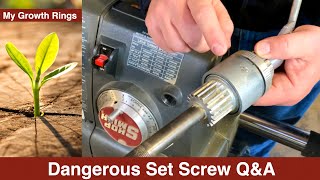 Do you know the most dangerous setscrew on the Shopsmith￼ Followup [upl. by Bendicta744]