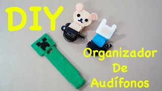 ORGANIZADOR DE AUDIFONOS yo CABLES  KORILAKKUMA  CREEPER  DIY  MANUALIDADES  YuureYCrafts [upl. by Eniaj]