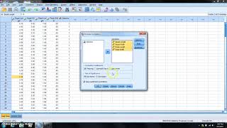 How to Compute a Correlation Matrix in SPSS [upl. by Enirhtak]