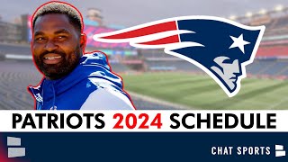 New England Patriots 2024 NFL Schedule Opponents And Instant Analysis [upl. by Enecnarf]