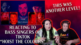 LOST FOOTAGE REACTING TO BASS SINGERS OF TIKTOK quotHOIST THE COLOURSquot THIS WAS ANOTHER LEVEL [upl. by Macleod]