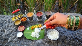 South Indian Thali  South Indian Thali Recipe  34  Mini Foodkey [upl. by Adelind]