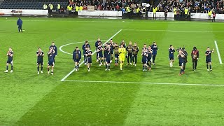 Yes Sir I Can Boogie Players amp Fans  Scotland 2 v 0 Denmark Hampden Park  Football  15112021 [upl. by Yvehc]