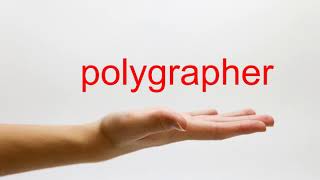 How to Pronounce polygrapher  American English [upl. by Sheeb]