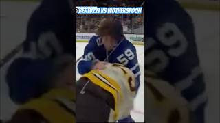 Bertuzzi vs Wotherspoon 🥊  Maple Leafs vs Bruins  WOW shorts [upl. by Flavia]