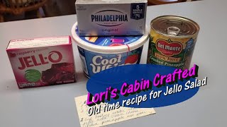 Grannys Cranberry Salad Recipe  Cranberry Jello Salad  Fall Recipes  Thanksgiving Recipes [upl. by Crandell]