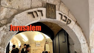 Jerusalem King Davids Tomb and the Room of the Last Supper [upl. by Oyr]