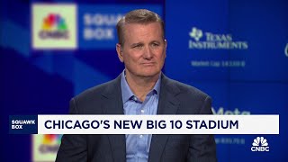 Pat Ryan Jr on 850 million investment for new Northwestern football stadium [upl. by Oterol]