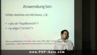 Sonderzeichen auf Bildschirm ausgeben  PHP Tutorial httpwwwPHPKurscom [upl. by Aineles]