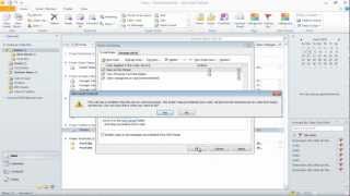 How to set Rules in Outlook 2010 [upl. by Ettevahs291]