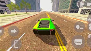 Super Fastest Lamborghini Green Play Driving Raceing  Indian Bike Driving 3D  indianbikedriving [upl. by Sigrid]