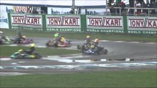 WSK SUPER MASTER SERIES 2014 ROUND1 KZ2 FINAL [upl. by Ecnarolf]