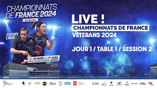 LIVE  T1  Championnats de France Vétérans 2024  Jour 1  Session 2 [upl. by Froemming]