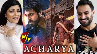 ACHARYA TRAILER  Megastar Chiranjeevi Ram Charan  Pooja Hegde  Koratala Siva  REACTION [upl. by Lyon378]