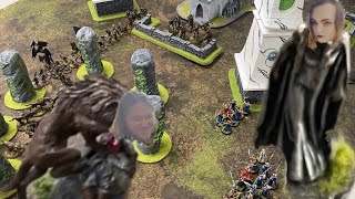 Assault on Lothlorien vs Lothlorien 800pts Assassination [upl. by Ahsennek417]