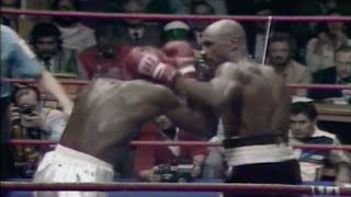 ON THIS DAY MARVIN HAGLER VICIOUSLY KNOCKED OUT FULGENCIO OBELMEJIAS IN THEIR REMATCH HIGHLIGHTS [upl. by Ena]